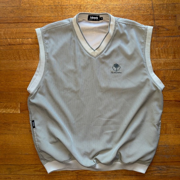 Ashworth Golf Wind Vest Sleeveless Pullover The Plantation‎ Logo XL - Picture 1 of 5